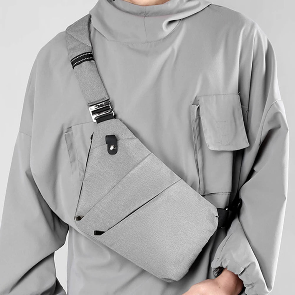 Travel Personal Anti-theft Crossbody Bag Mini Cross Body Bags Male One Shoulder Sling Bag Leisure Anti-splash Men's Chest Bag