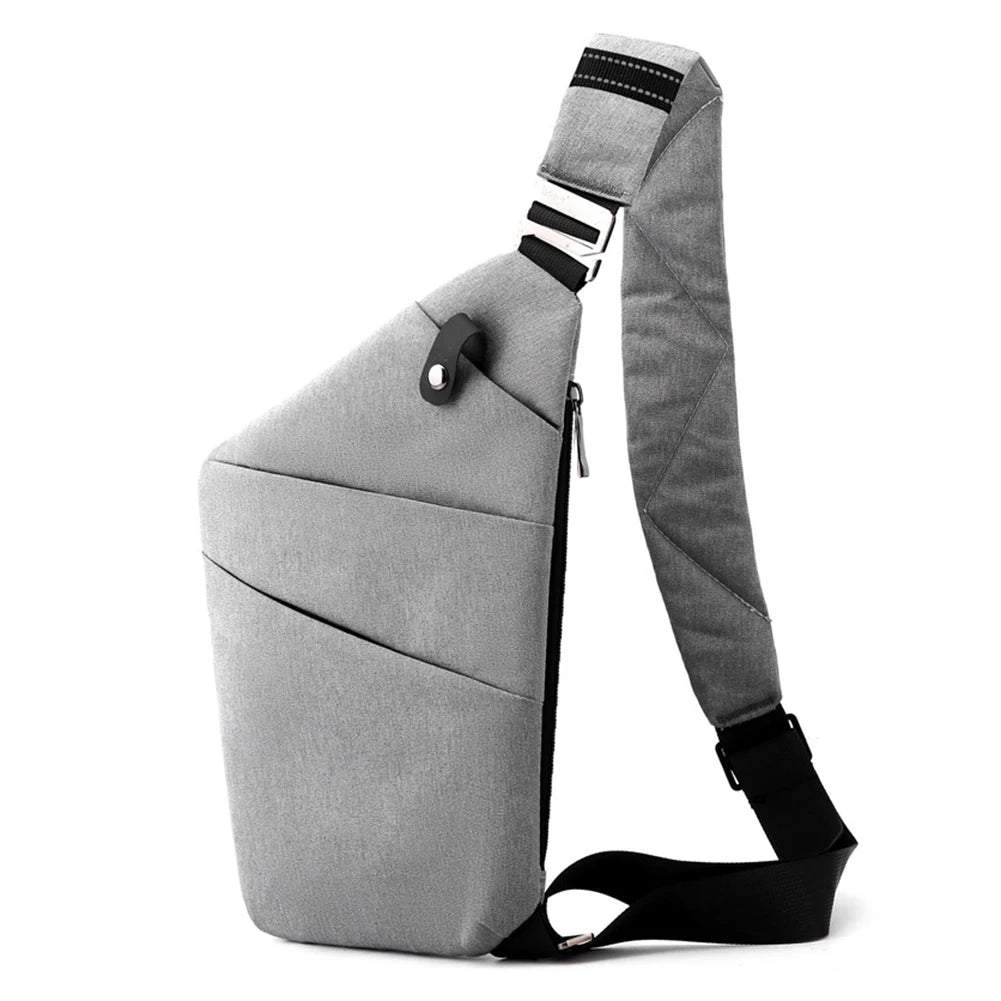 Travel Personal Anti-theft Crossbody Bag Mini Cross Body Bags Male One Shoulder Sling Bag Leisure Anti-splash Men's Chest Bag