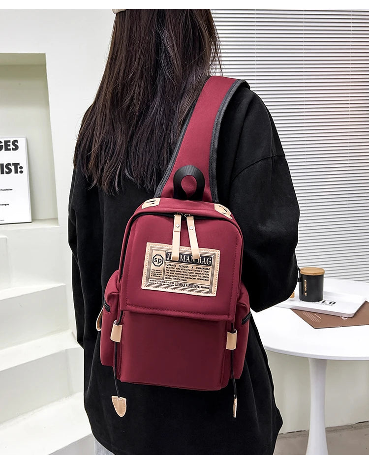 Chest Bag Shoulder Bag Women and Man Sling Crossbody Bag Messenger Waist Pack Bag Unisex