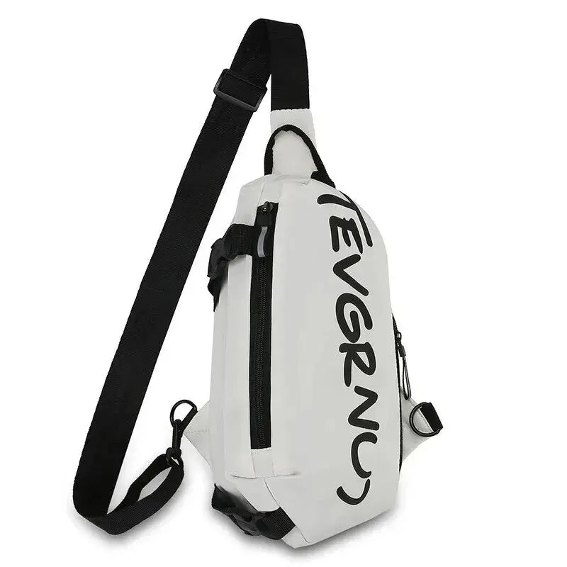 Men's One Shoulder Crossbody Small Bag New Simple And Lightweight Multi Functional Chest Bag Running Sports Cycling Bag Women