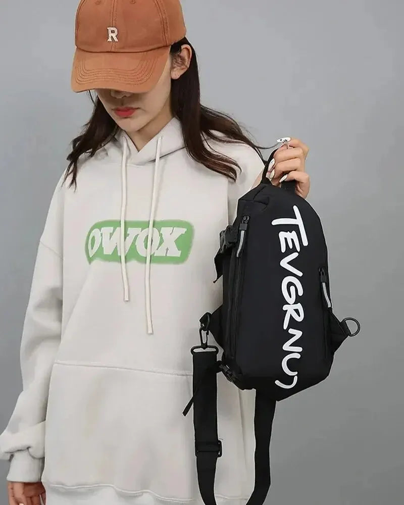 Men's One Shoulder Crossbody Small Bag New Simple And Lightweight Multi Functional Chest Bag Running Sports Cycling Bag Women