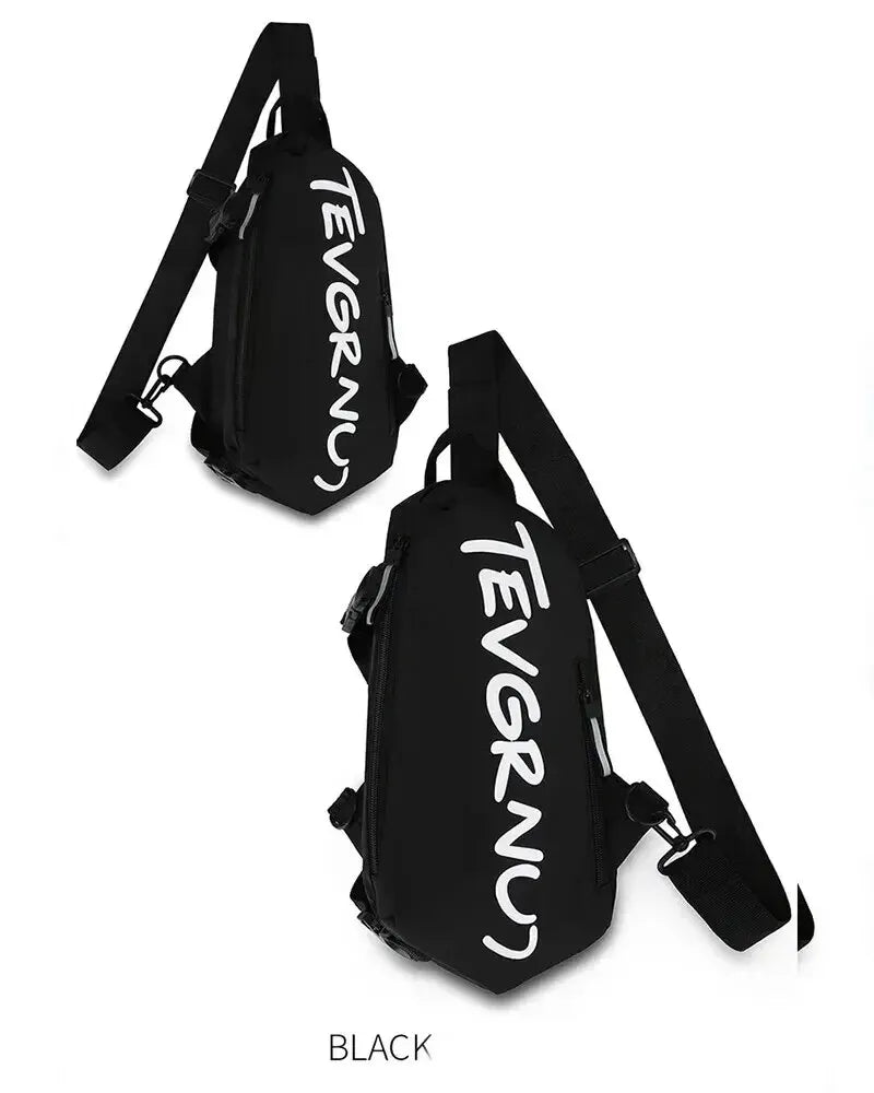 Men's One Shoulder Crossbody Small Bag New Simple And Lightweight Multi Functional Chest Bag Running Sports Cycling Bag Women