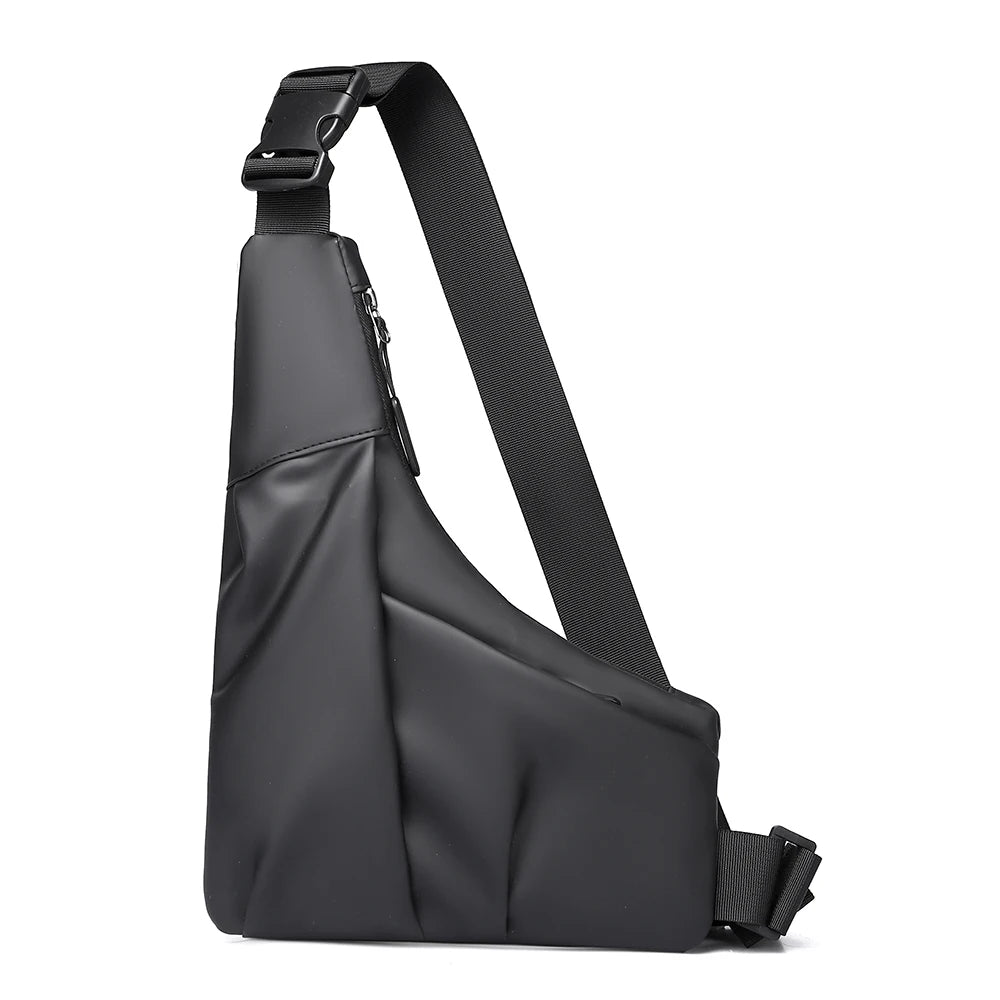 Stylish, Simple, Neutral Style, Large Capacity, Multifunctional, Durable And Scratch-resistant Men's Casual Shoulder Bag