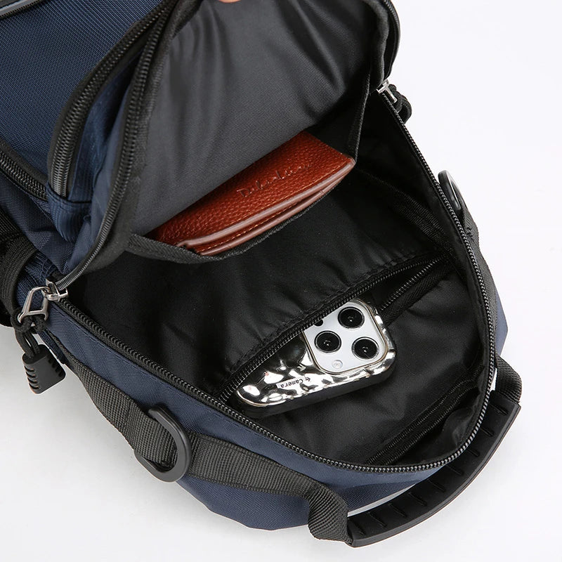 Fashion Men's Waist Packs Chest Bag High Quality Oxford Crossbody Bags For Men Fashion Casual Men Bag Handbag Male Chest Pack