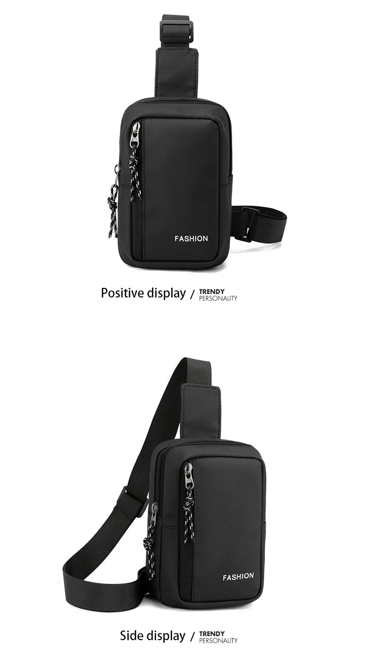 Casual Solid Men Crossbody Bags Male Oxford Handbag Shoulder Bags Boy Messenger Bags 2023 Man Handbags for Travel Satchel Black