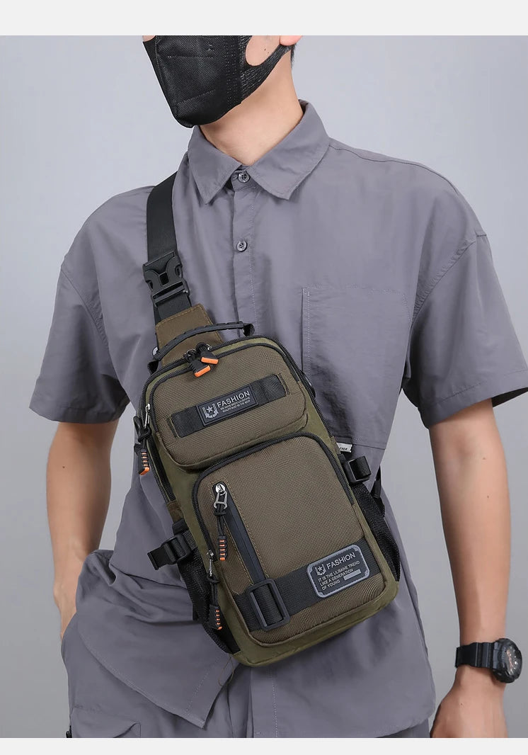 Fashion Men's Waist Packs Chest Bag High Quality Oxford Crossbody Bags For Men Fashion Casual Men Bag Handbag Male Chest Pack
