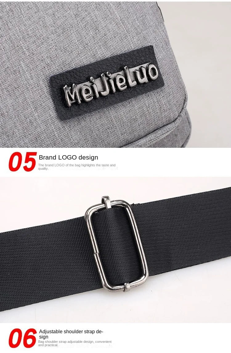 Fashion Casual Crossbody Bag Small Men's Shoulder Bag Men Diagonal Backpack Messenger Phone Bag Boy Fanny Chest Pack