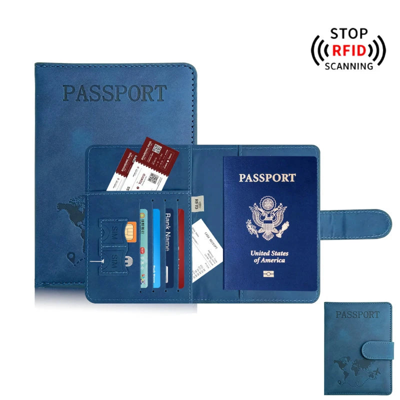 Passport Holder for Travel Essentials Passport Wallet Cover Case for Travel Accessories,Passport Book Holders for Women/Men