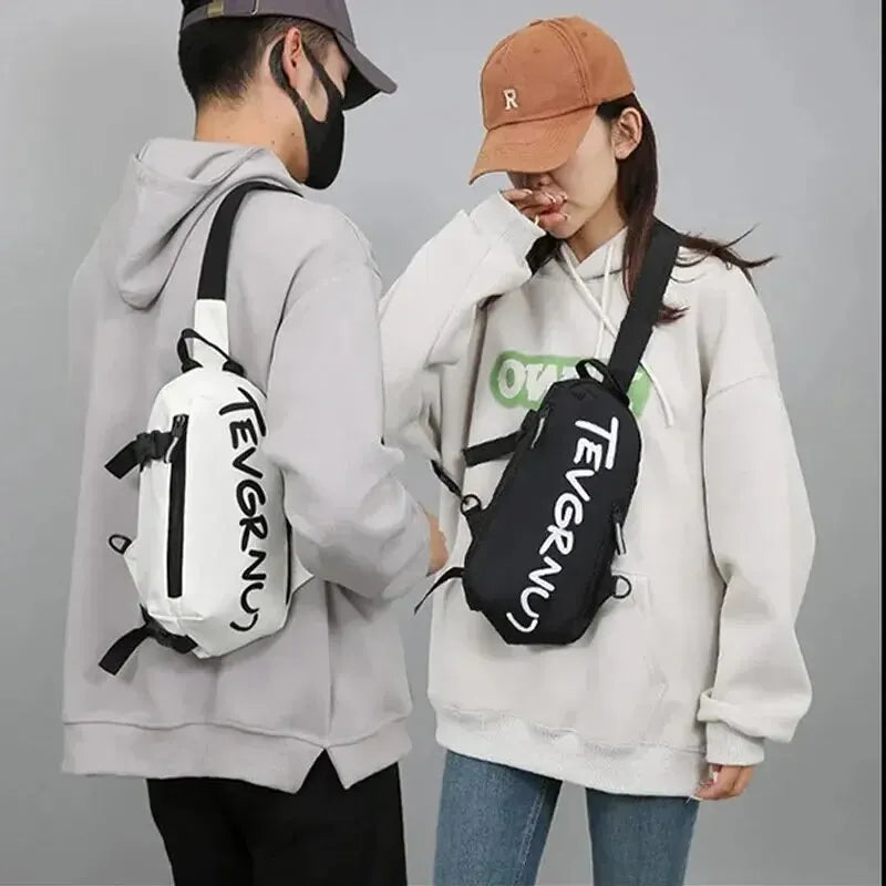 Men's One Shoulder Crossbody Small Bag New Simple And Lightweight Multi Functional Chest Bag Running Sports Cycling Bag Women