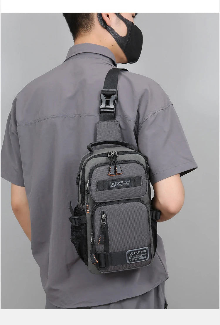Fashion Men's Waist Packs Chest Bag High Quality Oxford Crossbody Bags For Men Fashion Casual Men Bag Handbag Male Chest Pack