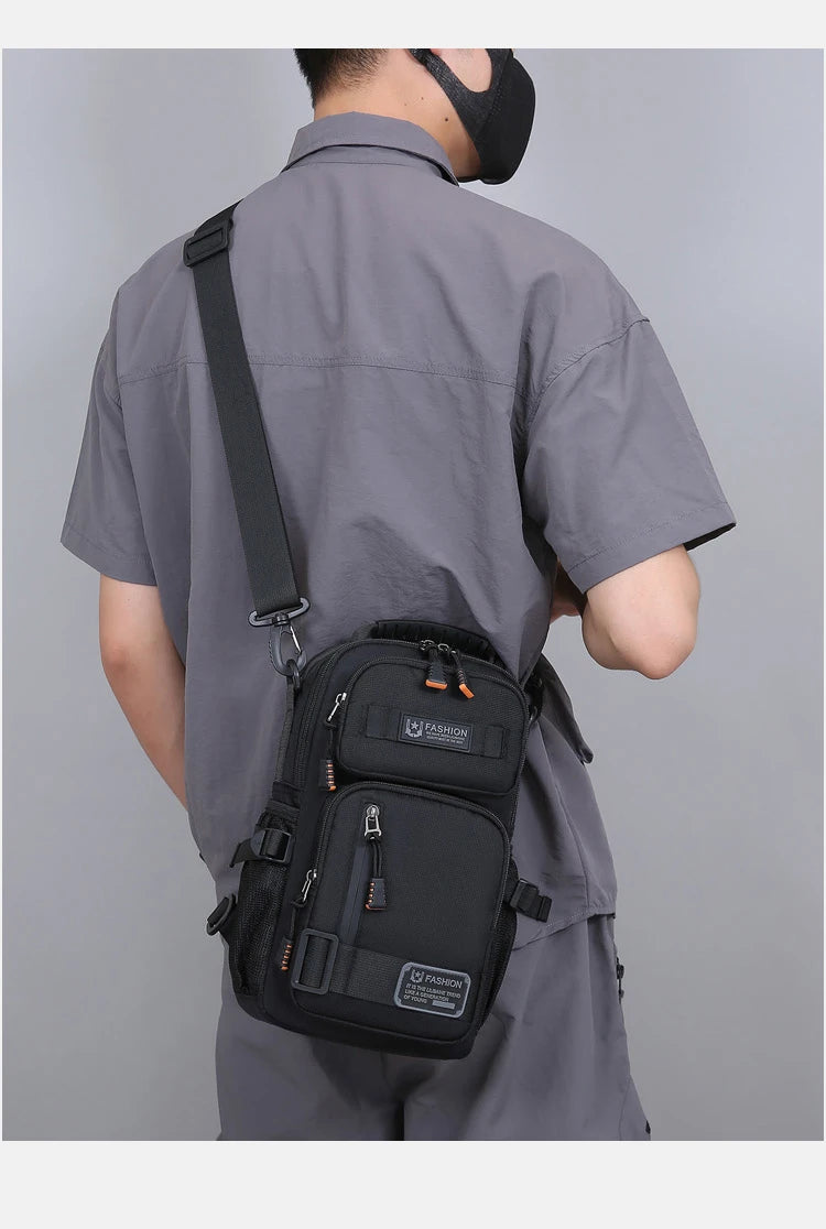 Fashion Men's Waist Packs Chest Bag High Quality Oxford Crossbody Bags For Men Fashion Casual Men Bag Handbag Male Chest Pack
