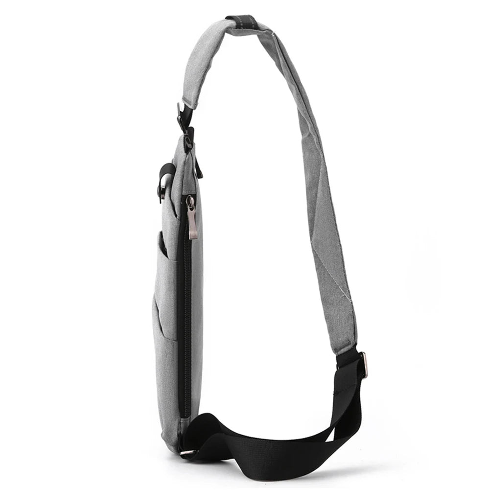 Travel Personal Anti-theft Crossbody Bag Mini Cross Body Bags Male One Shoulder Sling Bag Leisure Anti-splash Men's Chest Bag