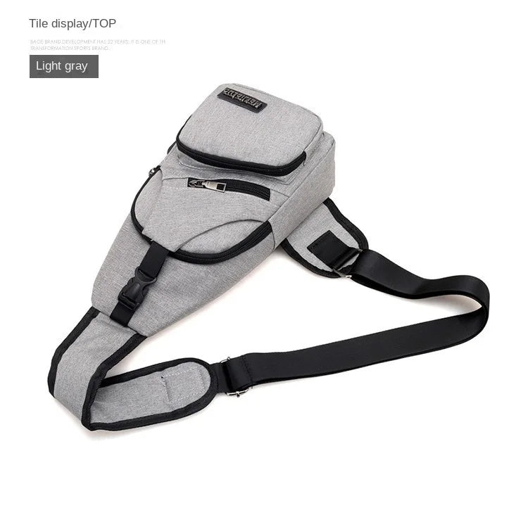 Fashion Casual Crossbody Bag Small Men's Shoulder Bag Men Diagonal Backpack Messenger Phone Bag Boy Fanny Chest Pack