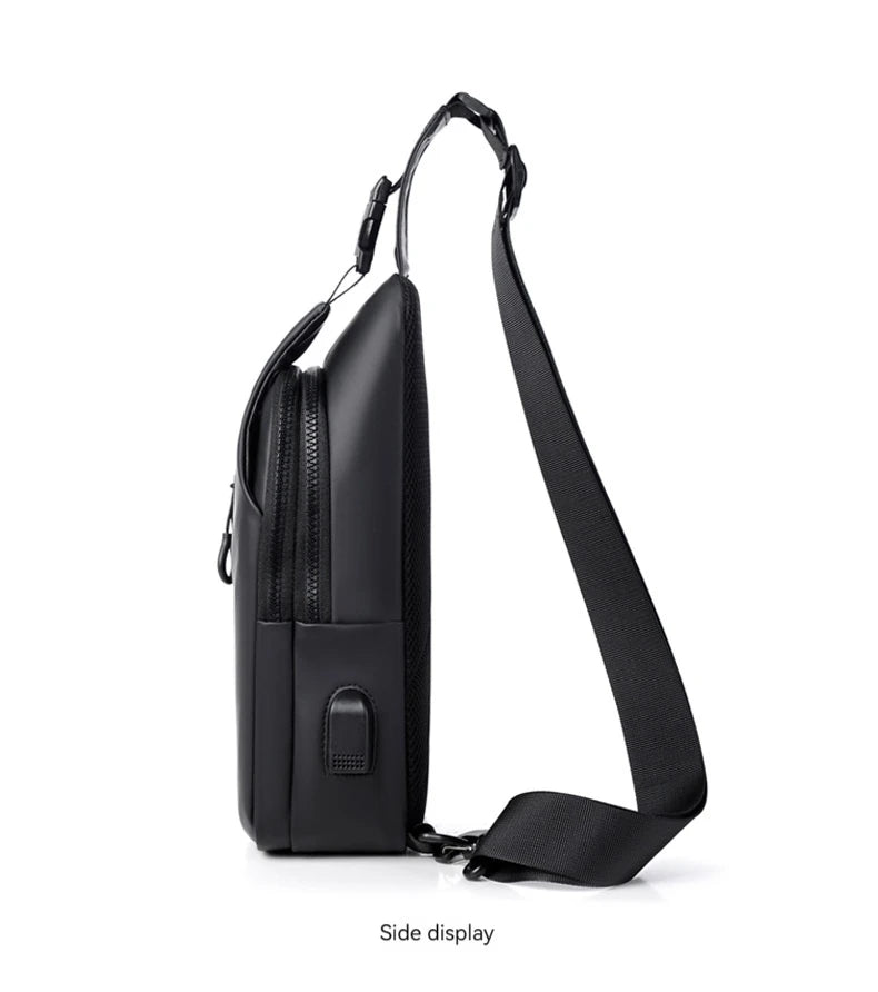 Rilibegan Shoulder Bag Fashionable Large Capacity Waterproof Lightweight Leisure Soft Comfortable Crossbody Bag