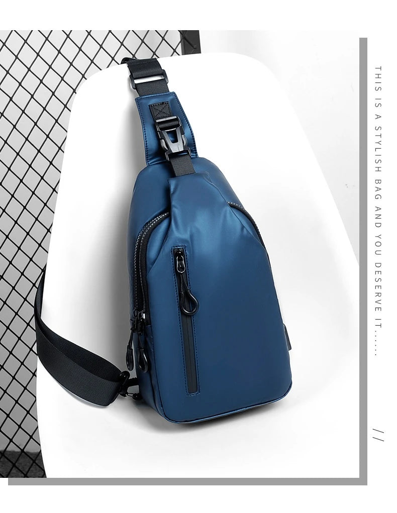Rilibegan Shoulder Bag Fashionable Large Capacity Waterproof Lightweight Leisure Soft Comfortable Crossbody Bag