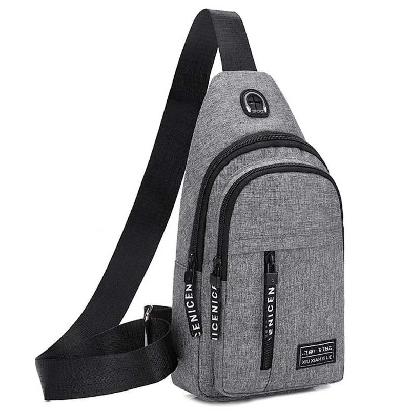 Men Shoulder Bags Chest Bag Multifuncional Crossbody Bags Travel Sling Bag