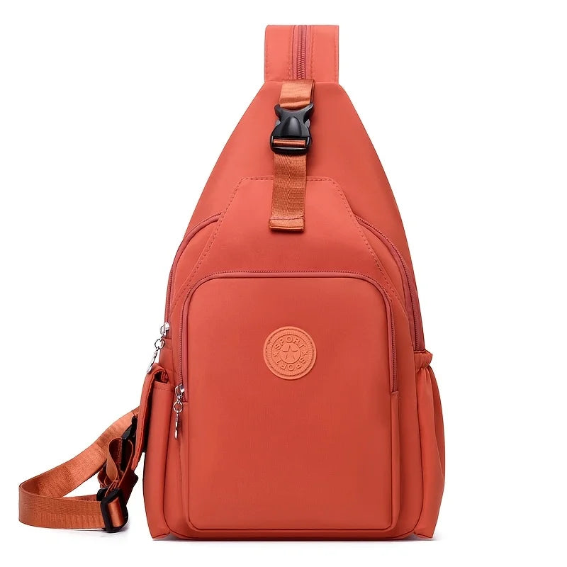 Fashion Trend Simple Casual Women Chest Bag with Large Capacity Multi-Functional Backpack