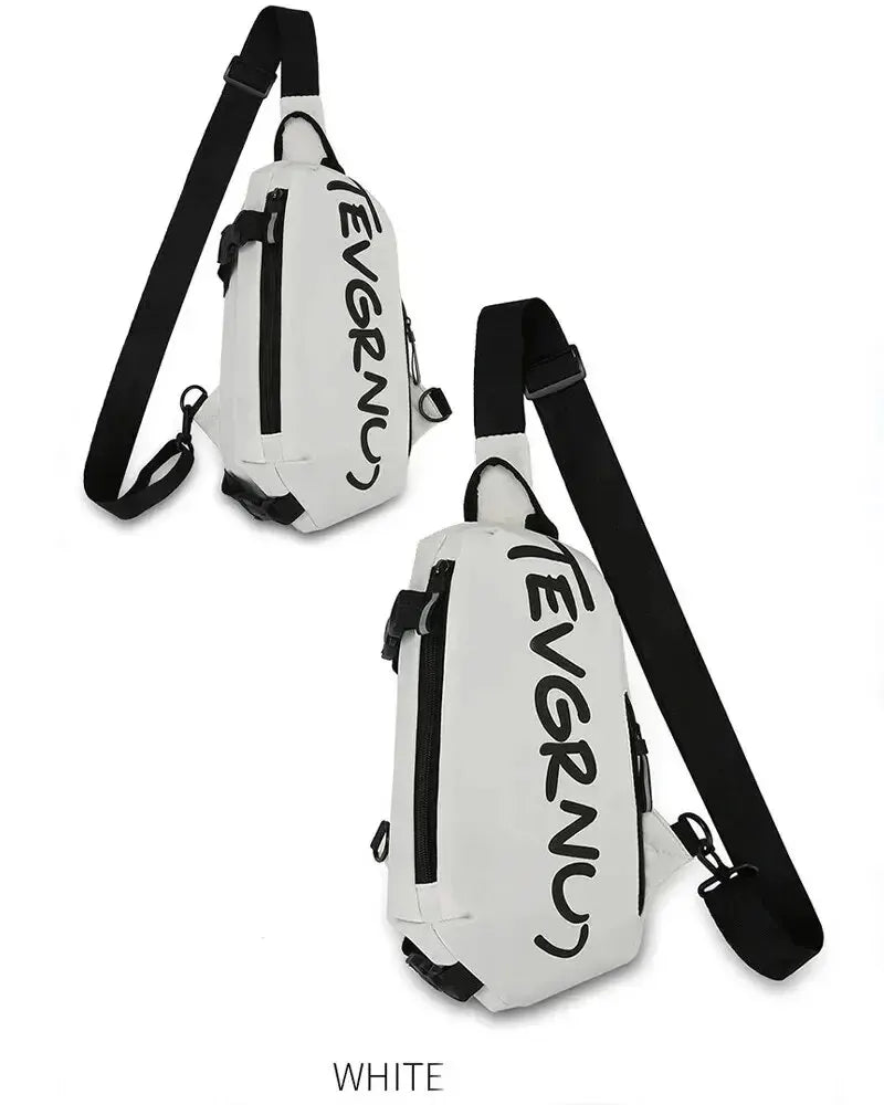 Men's One Shoulder Crossbody Small Bag New Simple And Lightweight Multi Functional Chest Bag Running Sports Cycling Bag Women