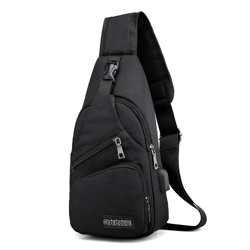 Fashion Casual Crossbody Bag Small Men's Shoulder Bag Men Diagonal Backpack Messenger Phone Bag Boy Fanny Chest Pack