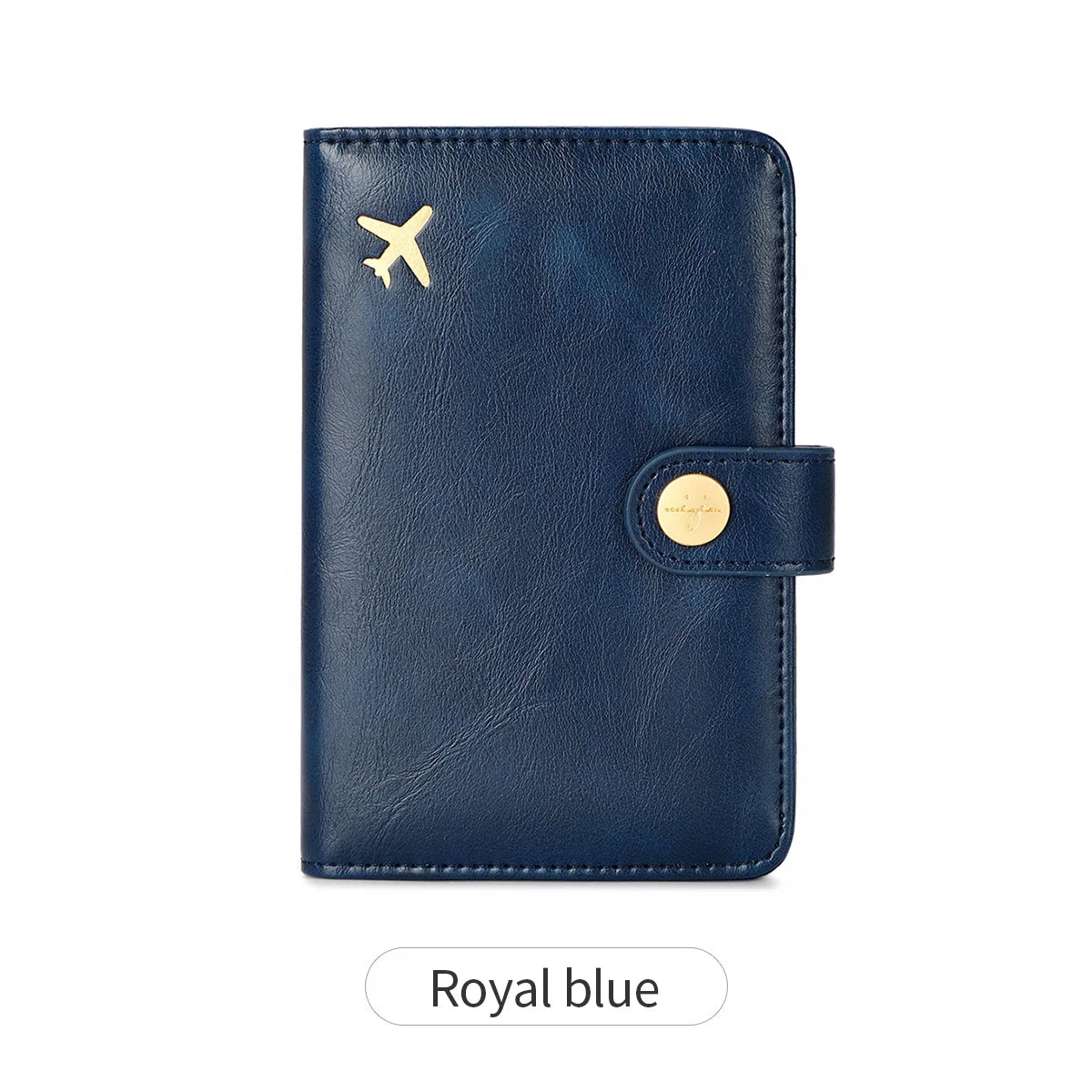 Minimalist and fashionable RFID passport clip multifunctional PU leather wallet case ID card credit card holder travel accessory