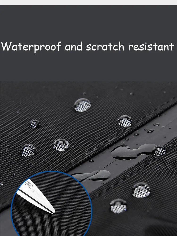 A Cool Men's Messenger Bag Casual Oxford Waterproof And Wearable Shoulder Bag Usb Rechargeable Chest Bag