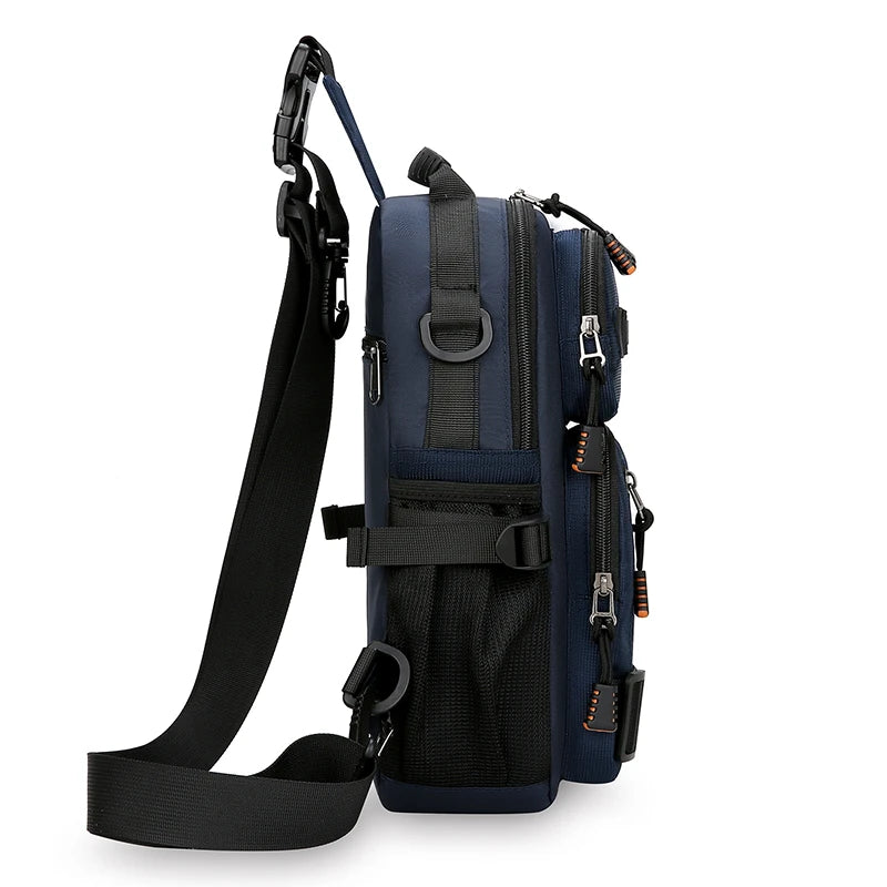 Fashion Men's Waist Packs Chest Bag High Quality Oxford Crossbody Bags For Men Fashion Casual Men Bag Handbag Male Chest Pack