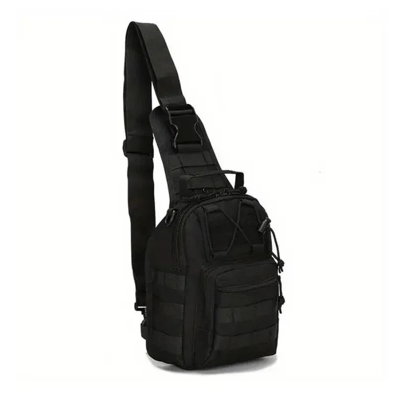 Men's Outdoor Chest bag Camo Shoulder Bag Sling Backpack Oxford Mountain Camping Fishing Trekking