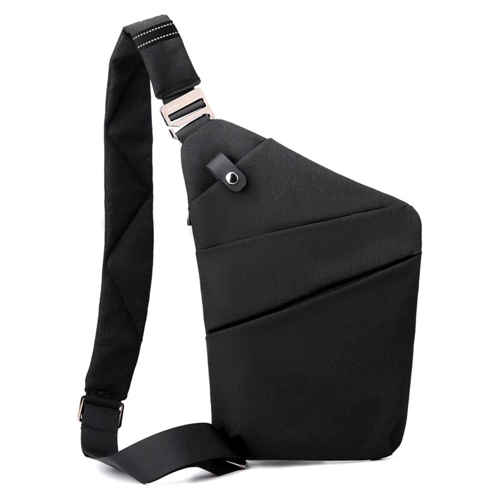 Travel Personal Anti-theft Crossbody Bag Mini Cross Body Bags Male One Shoulder Sling Bag Leisure Anti-splash Men's Chest Bag
