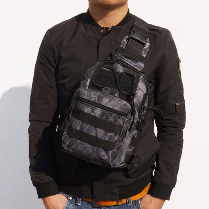 Tactical Shoulder Backpack Rover EDC Outdoor CCW Sling Bag Waterproof Hiking Camping Pack Concealed Range Bag Hunting Daypack