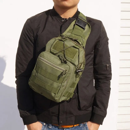 Tactical Shoulder Backpack Rover EDC Outdoor CCW Sling Bag Waterproof Hiking Camping Pack Concealed Range Bag Hunting Daypack