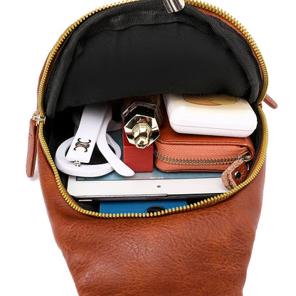 Women Bag Fashion Sling Bag for Woman High Quality PU Leather Pack Crossbody Chest Bolsa Feminina Sacs À Main Shoulder Messenger