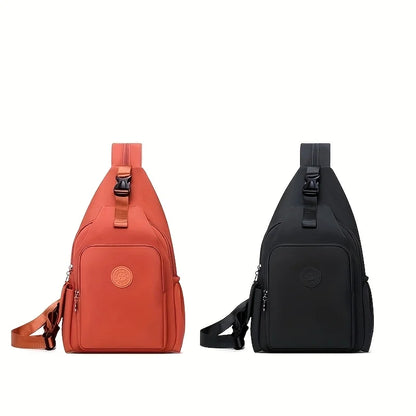 Fashion Trend Simple Casual Women Chest Bag with Large Capacity Multi-Functional Backpack