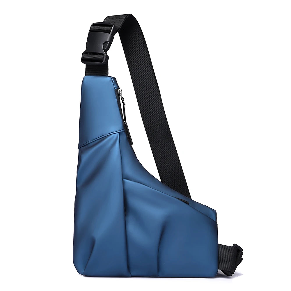 Stylish, Simple, Neutral Style, Large Capacity, Multifunctional, Durable And Scratch-resistant Men's Casual Shoulder Bag