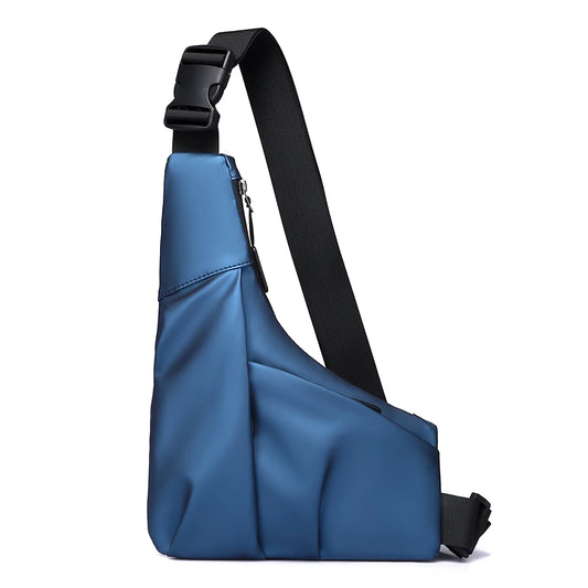 Stylish, Simple, Neutral Style, Large Capacity, Multifunctional, Durable And Scratch-resistant Men's Casual Shoulder Bag