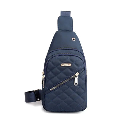 Women's Crossbody Bag Chest Bag Composite Fabric Leisure Shoulder Bag Ladies Backpack Embroidered