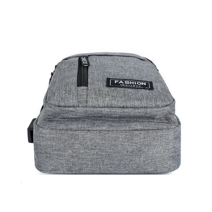 2025 New Multifunctional Chest Bag Men's Fashion Trend Oxford Cloth Shoulder Bag Korean Style Casual Waterproof Messenger Bag
