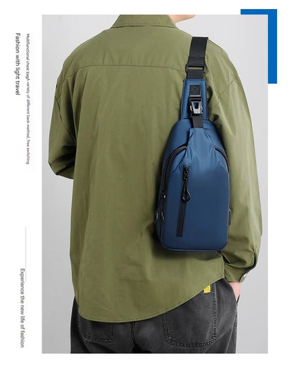 Rilibegan Shoulder Bag Fashionable Large Capacity Waterproof Lightweight Leisure Soft Comfortable Crossbody Bag
