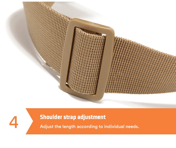 D12 Invisible Sling Waterproof and Wearable Crossbody Hunting and Camping Tactics Outdoor Shoulder Bag Versatile Wilderness