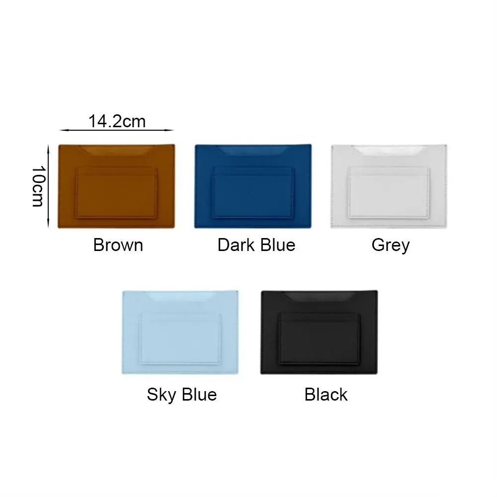2025 Women Portable Multicolor Passport Cover Holder Case Multi-slots Waterproof Card Holder Men PU Leather Passport Bag Unisex