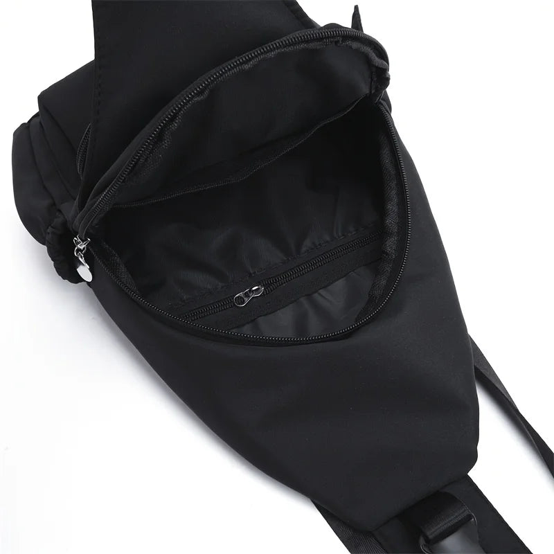 Fashion Trend Simple Casual Women Chest Bag with Large Capacity Multi-Functional Backpack