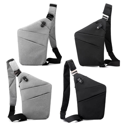 Travel Personal Anti-theft Crossbody Bag Mini Cross Body Bags Male One Shoulder Sling Bag Leisure Anti-splash Men's Chest Bag