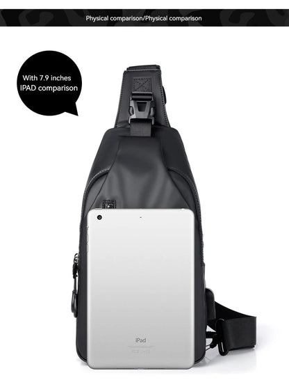Rilibegan Shoulder Bag Fashionable Large Capacity Waterproof Lightweight Leisure Soft Comfortable Crossbody Bag