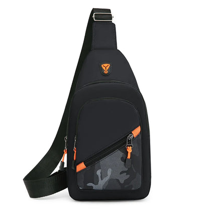Chest Bag Men's One Shoulder Crossbody Bag Large Capacity Outdoor Sports Leisure Fashion Small Shoulder Bag Backpack Men's