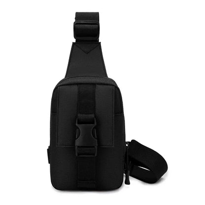 Tactical Chest Bag Military Trekking Pack EDC Sports Bag Shoulder Bag Crossbody Pack Assault Pouch for Hiking Cycling Camping