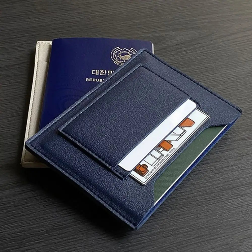 2025 Women Portable Multicolor Passport Cover Holder Case Multi-slots Waterproof Card Holder Men PU Leather Passport Bag Unisex