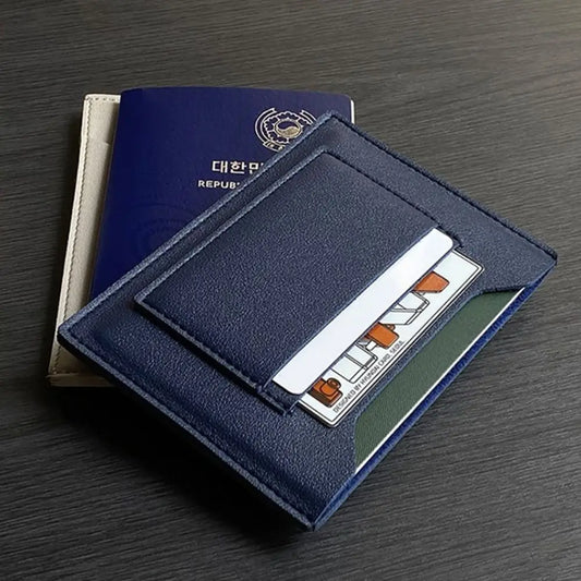 2025 Women Portable Multicolor Passport Cover Holder Case Multi-slots Waterproof Card Holder Men PU Leather Passport Bag Unisex