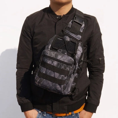 Tactical Shoulder Backpack Rover EDC Outdoor CCW Sling Bag Waterproof Hiking Camping Pack Concealed Range Bag Hunting Daypack