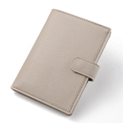 Men's And Women's PU Leather Wallet Travel Passport Wallet Multi Card Slot Credit Card Holder Wallet Travel Accessories