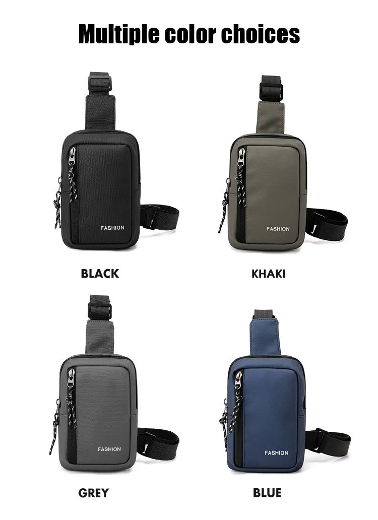 Casual Solid Men Crossbody Bags Male Oxford Handbag Shoulder Bags Boy Messenger Bags 2023 Man Handbags for Travel Satchel Black