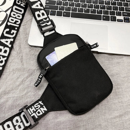 Men's Shoulder Bag INS Trend Waterproof Small Backpack Mobile Phone Man's Messenger Bag Square Bag Crossbody Bags